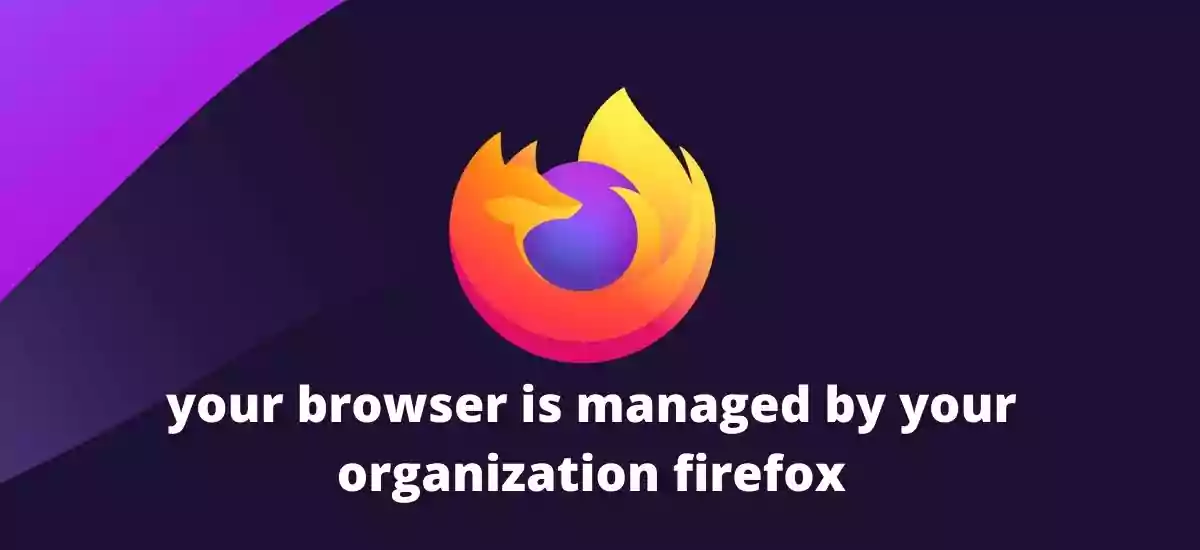 your browser is managed by your organization firefox